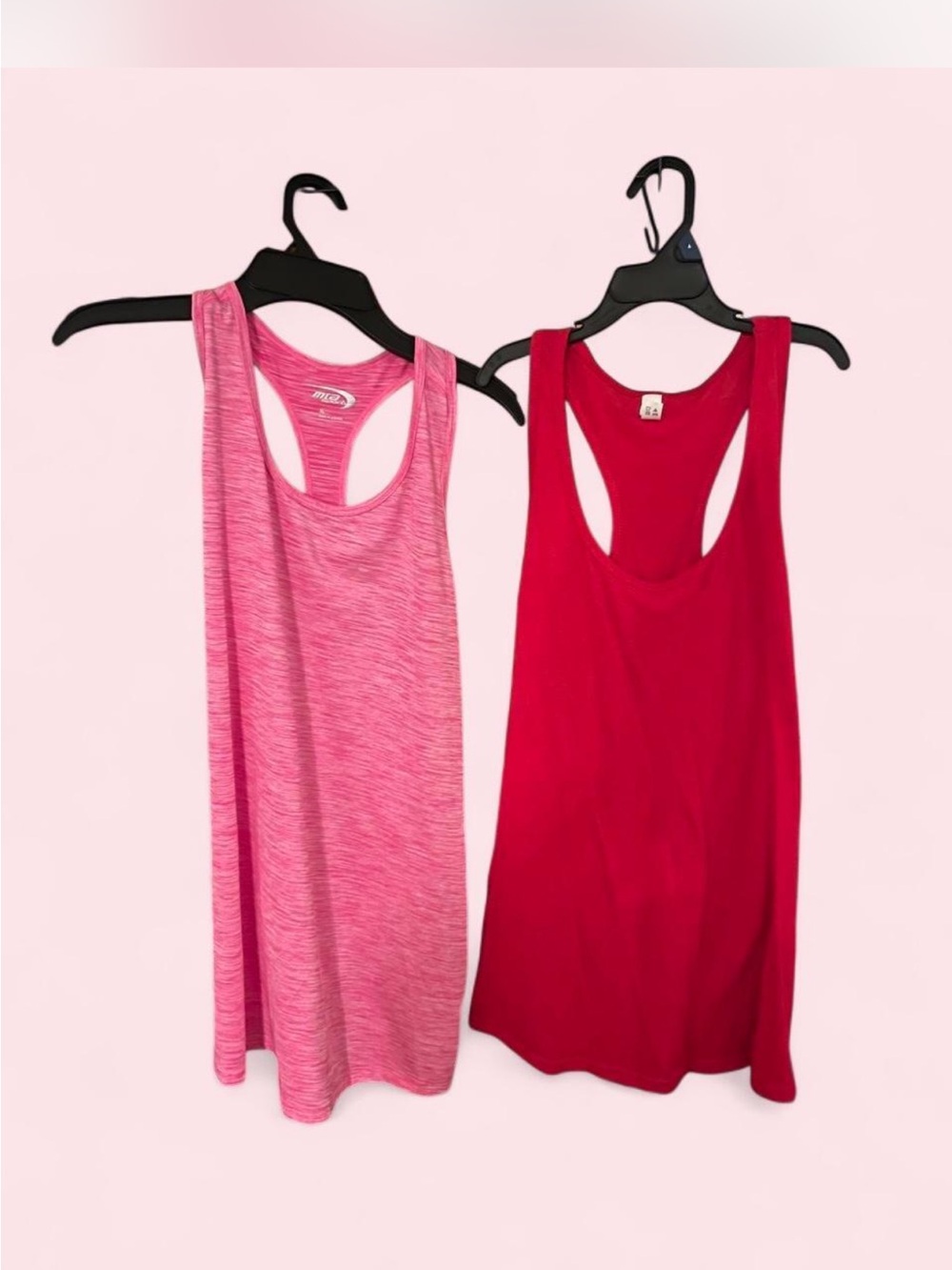 MT Raspberry Heather Racerback Tank Top
